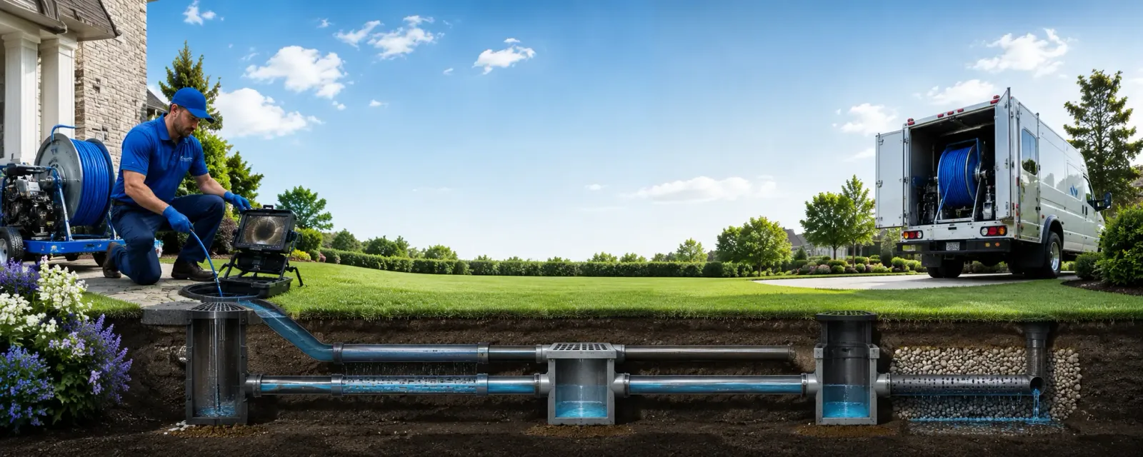 Outdoor drain cleaning information for Blocksburg, CA